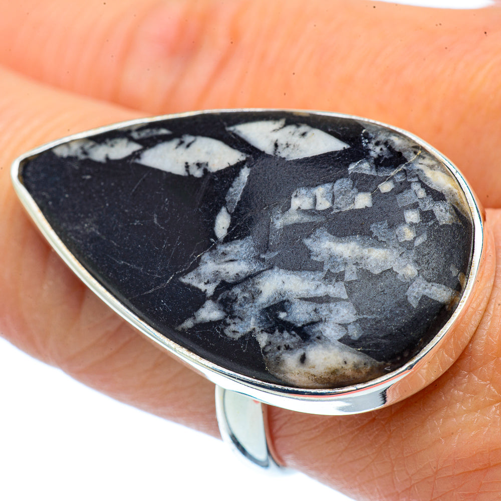 Chrysanthemum Stone Rings handcrafted by Anasilvercos - RING37276