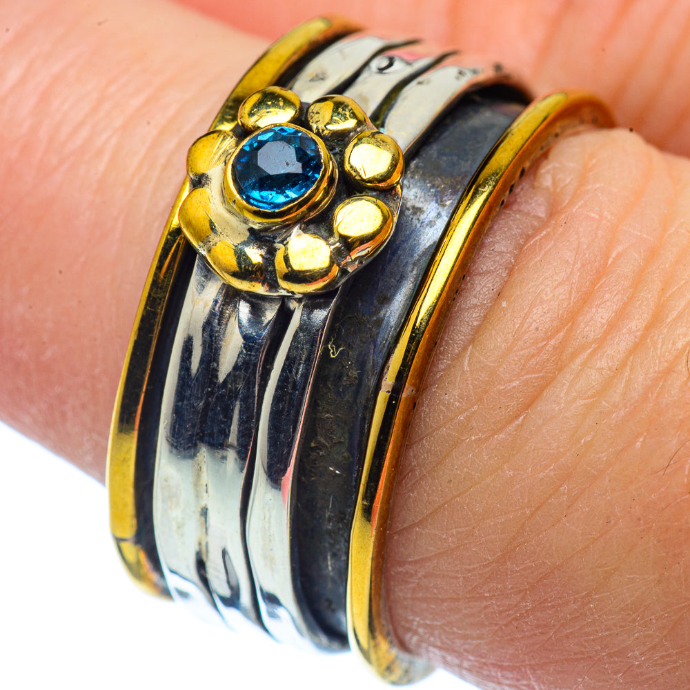 Blue Topaz Rings handcrafted by Anasilvercos - RING37503