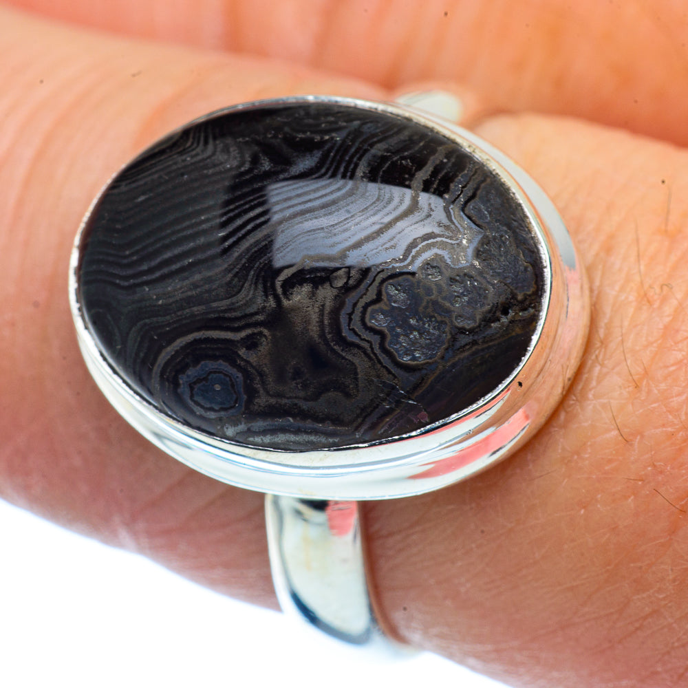 Psilomelane Rings handcrafted by Anasilvercos - RING37507