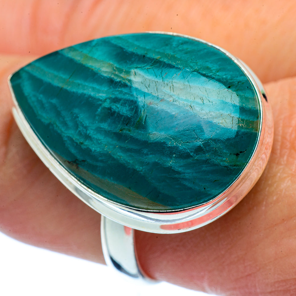 Amazonite Rings handcrafted by Anasilvercos - RING37540