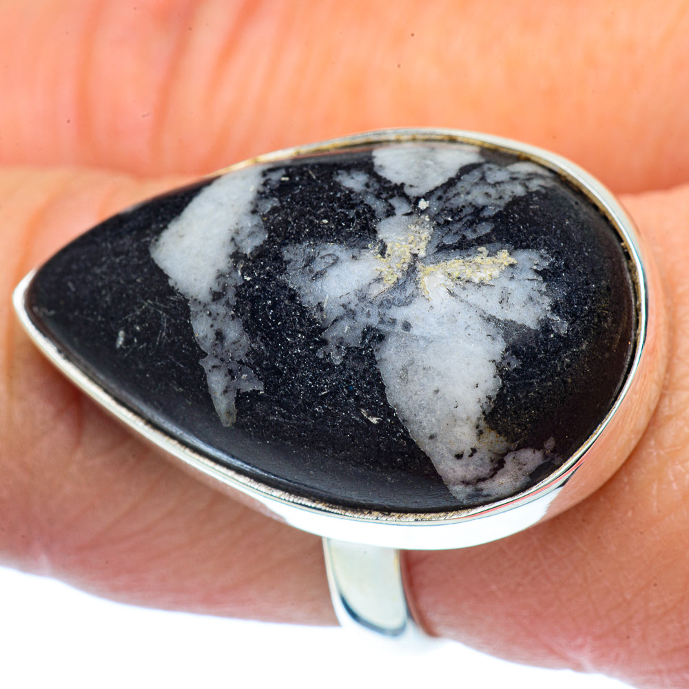 Pinolith Jasper Rings handcrafted by Anasilvercos - RING37646