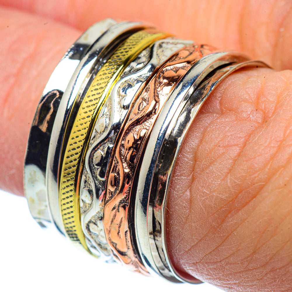 Meditation Spinner Rings handcrafted by Anasilvercos - RING37899