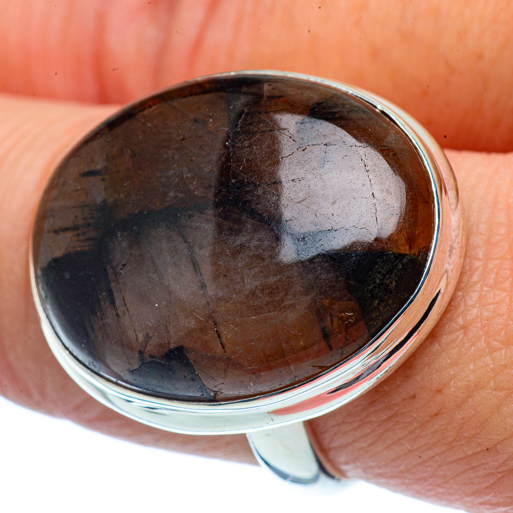 Chiastolite Rings handcrafted by Anasilvercos - RING37983