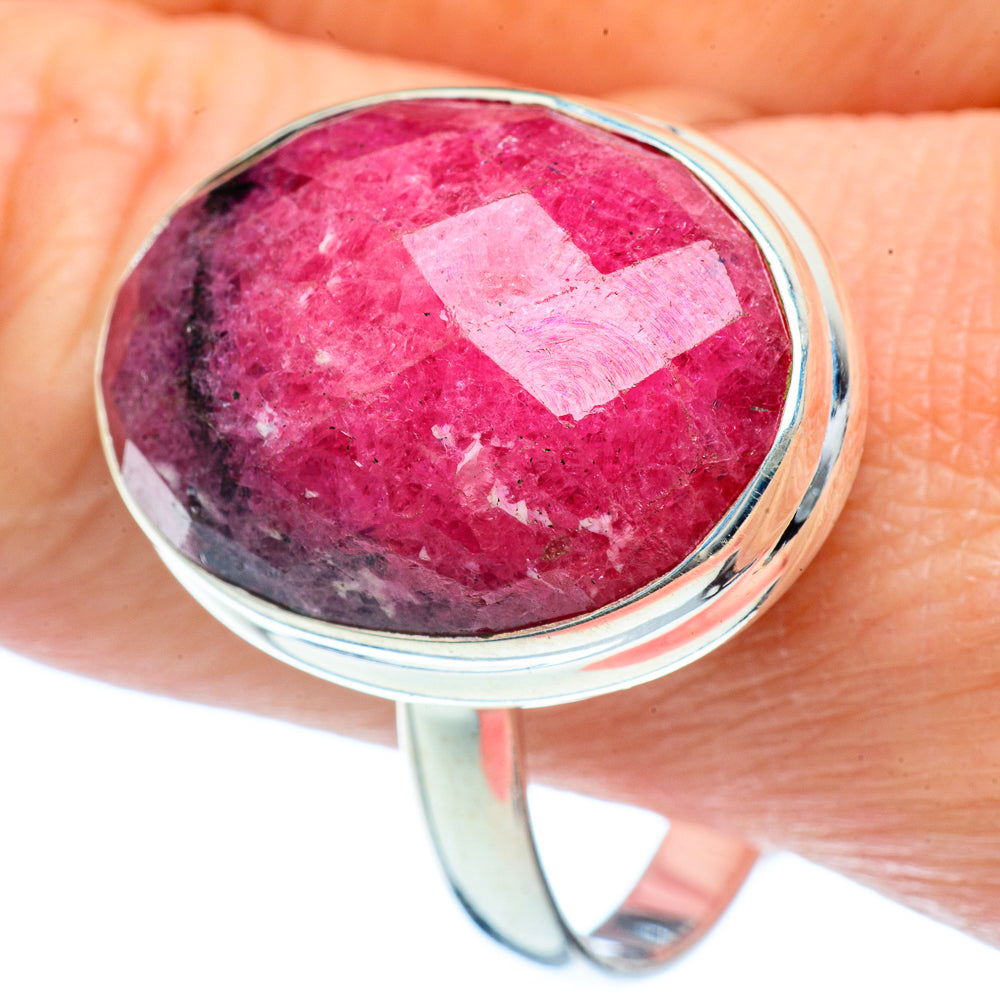 Rhodonite Rings handcrafted by Anasilvercos - RING38167