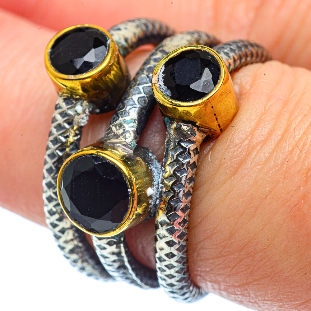 Black Onyx Rings handcrafted by Anasilvercos - RING38677