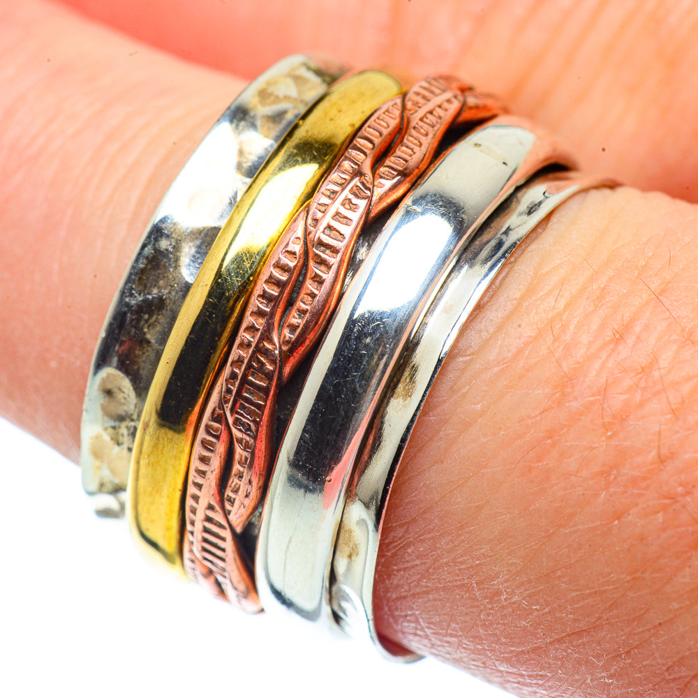 Meditation Spinner Rings handcrafted by Anasilvercos - RING39006