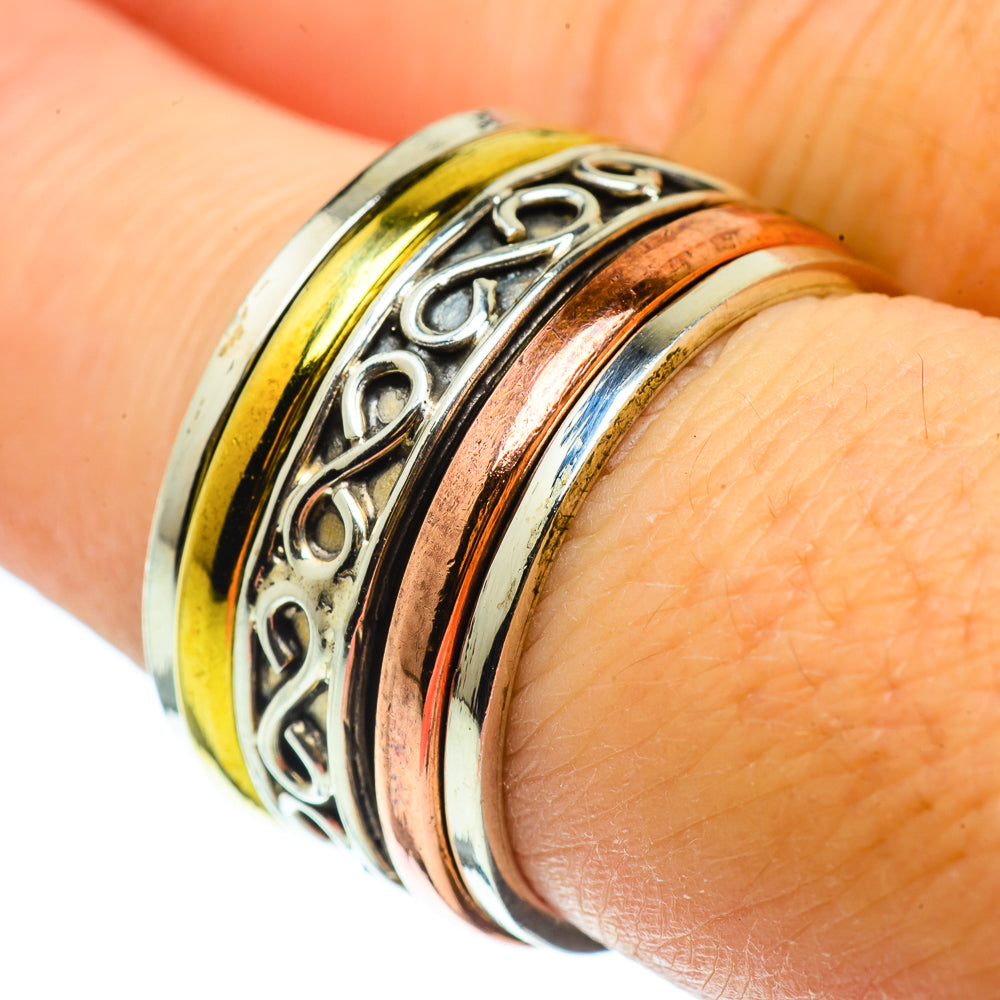 Meditation Spinner Rings handcrafted by Anasilvercos - RING39203