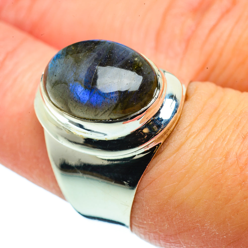 Labradorite Rings handcrafted by Anasilvercos - RING39207