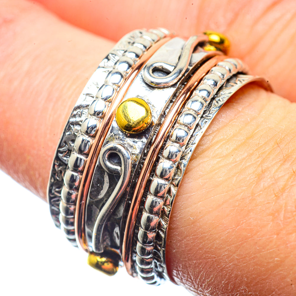 Meditation Spinner Rings handcrafted by Anasilvercos - RING39656