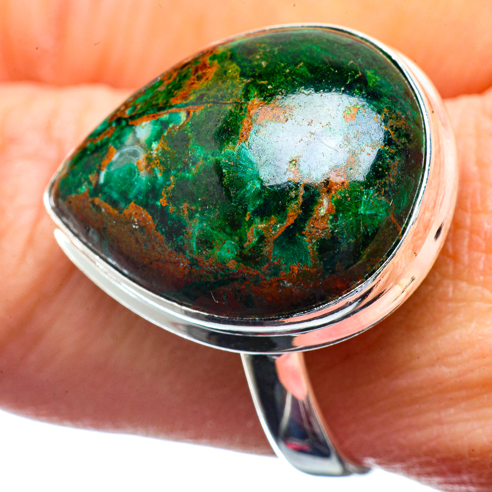 Chrysocolla Rings handcrafted by Anasilvercos - RING39671