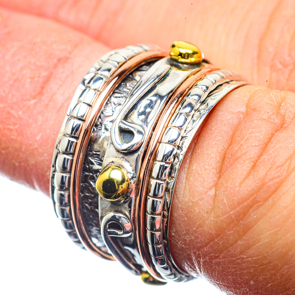 Meditation Spinner Rings handcrafted by Anasilvercos - RING39677