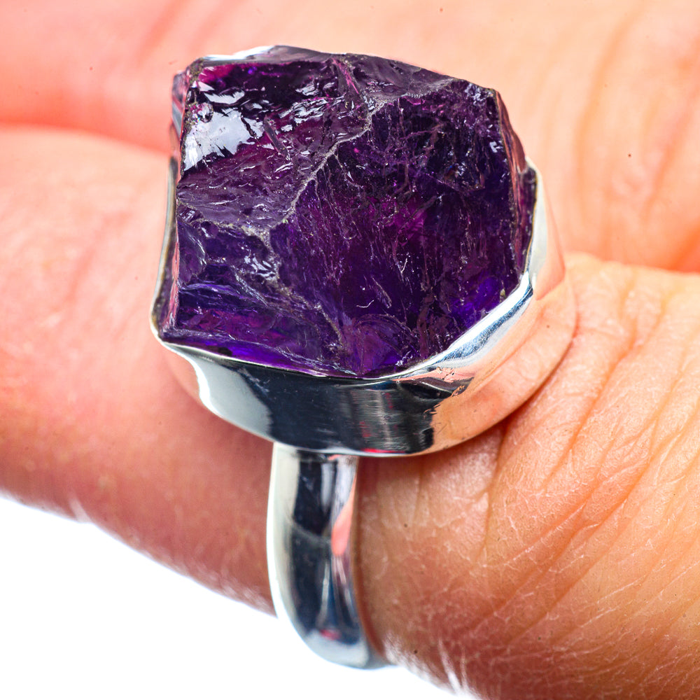 Amethyst Rings handcrafted by Anasilvercos - RING39692