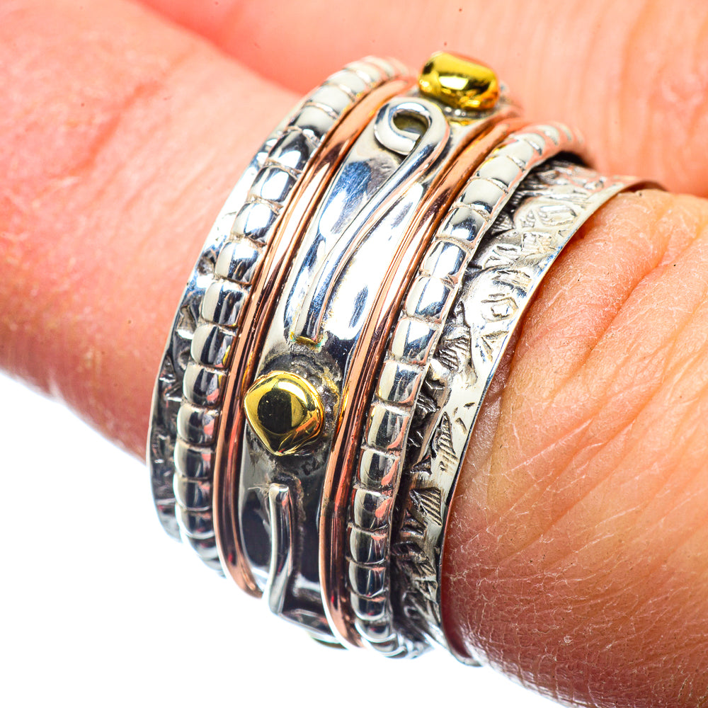 Meditation Spinner Rings handcrafted by Anasilvercos - RING39726