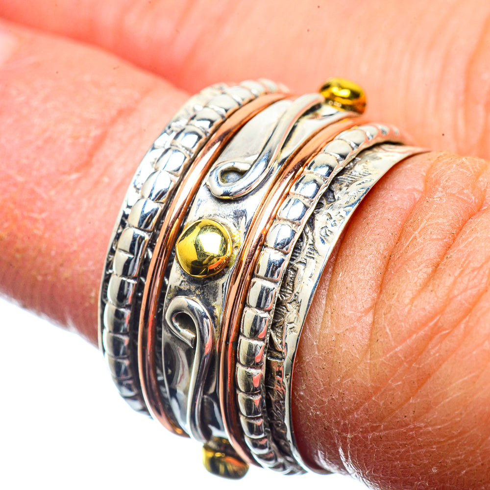 Meditation Spinner Rings handcrafted by Anasilvercos - RING39798