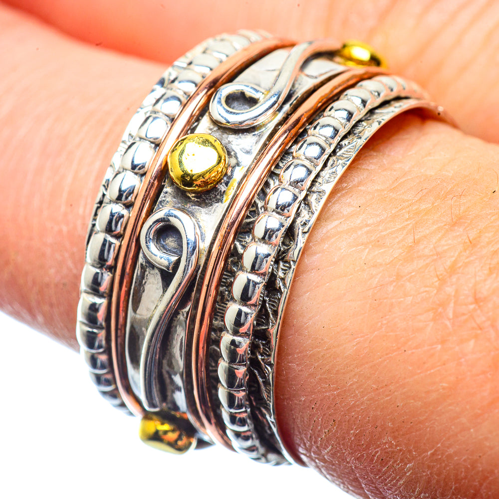 Meditation Spinner Rings handcrafted by Anasilvercos - RING39839