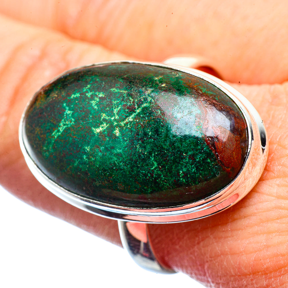 Chrysocolla Rings handcrafted by Anasilvercos - RING39883