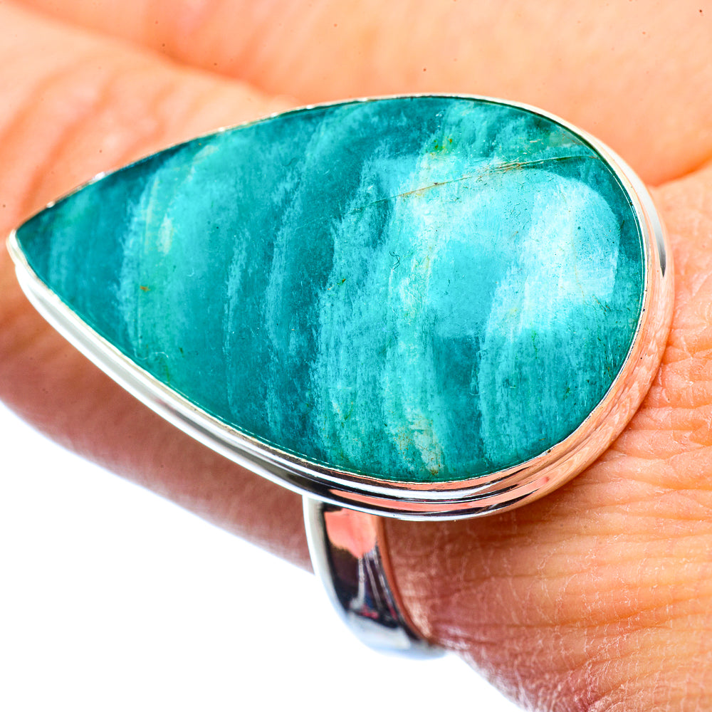 Amazonite Rings handcrafted by Anasilvercos - RING39922