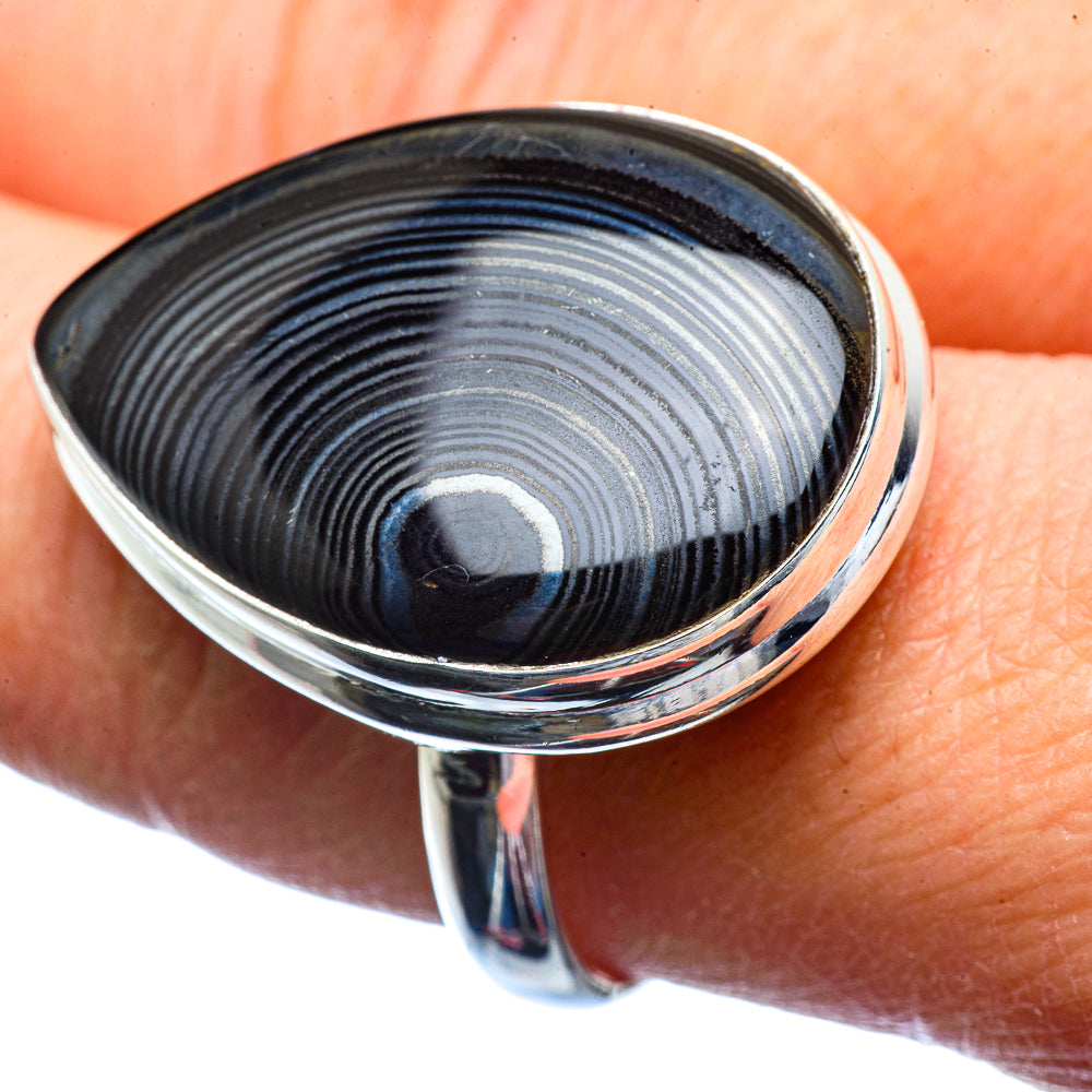Psilomelane Rings handcrafted by Anasilvercos - RING39946