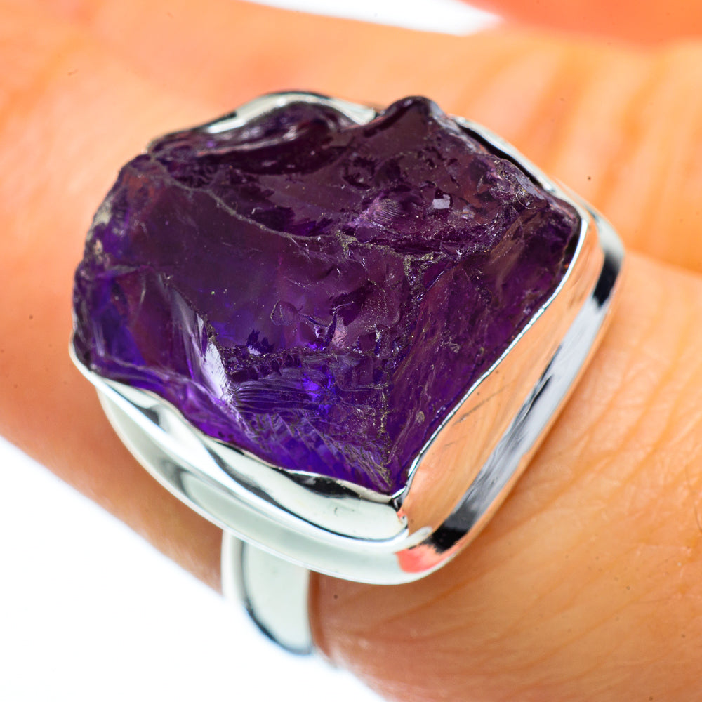 Amethyst Rings handcrafted by Anasilvercos - RING40028