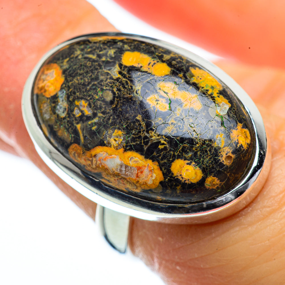 Poppy Jasper Rings handcrafted by Anasilvercos - RING40049