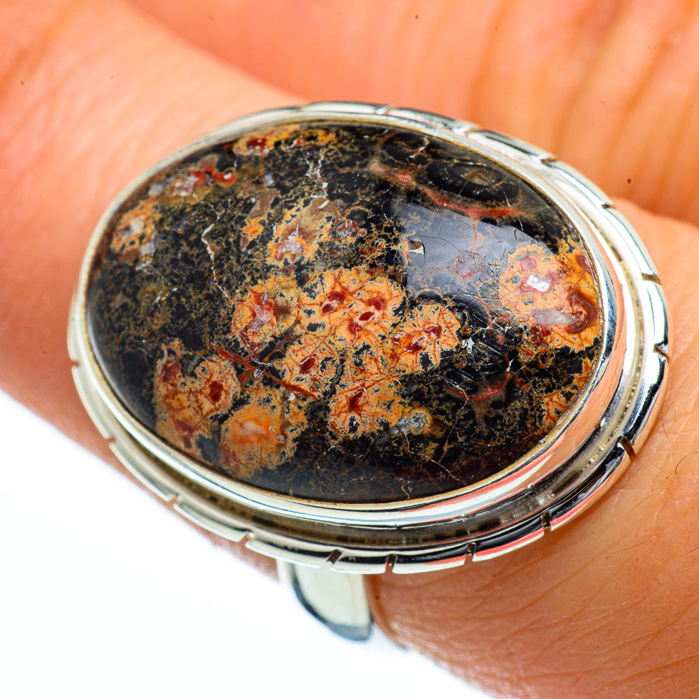 Poppy Jasper Rings handcrafted by Anasilvercos - RING40155