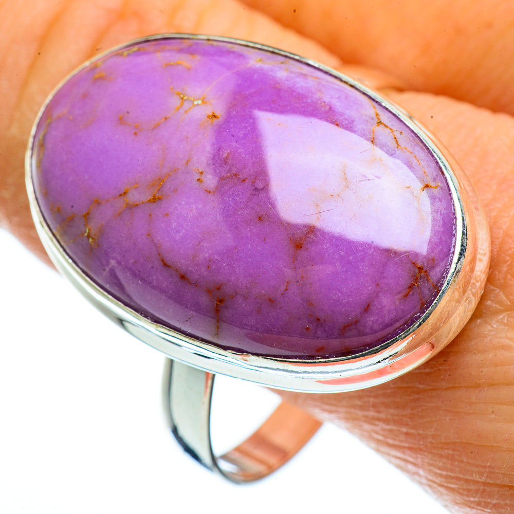 Phosphosiderite Rings handcrafted by Anasilvercos - RING40356