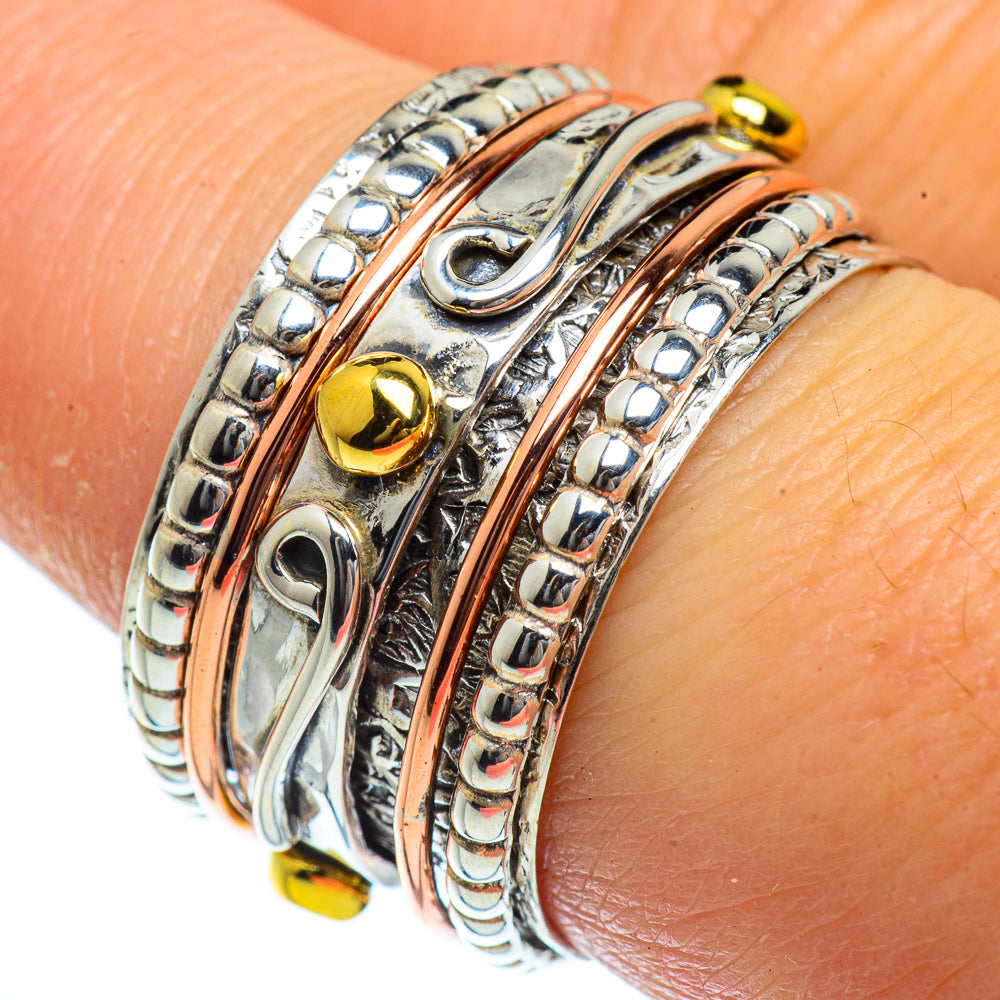 Meditation Spinner Rings handcrafted by Anasilvercos - RING40400