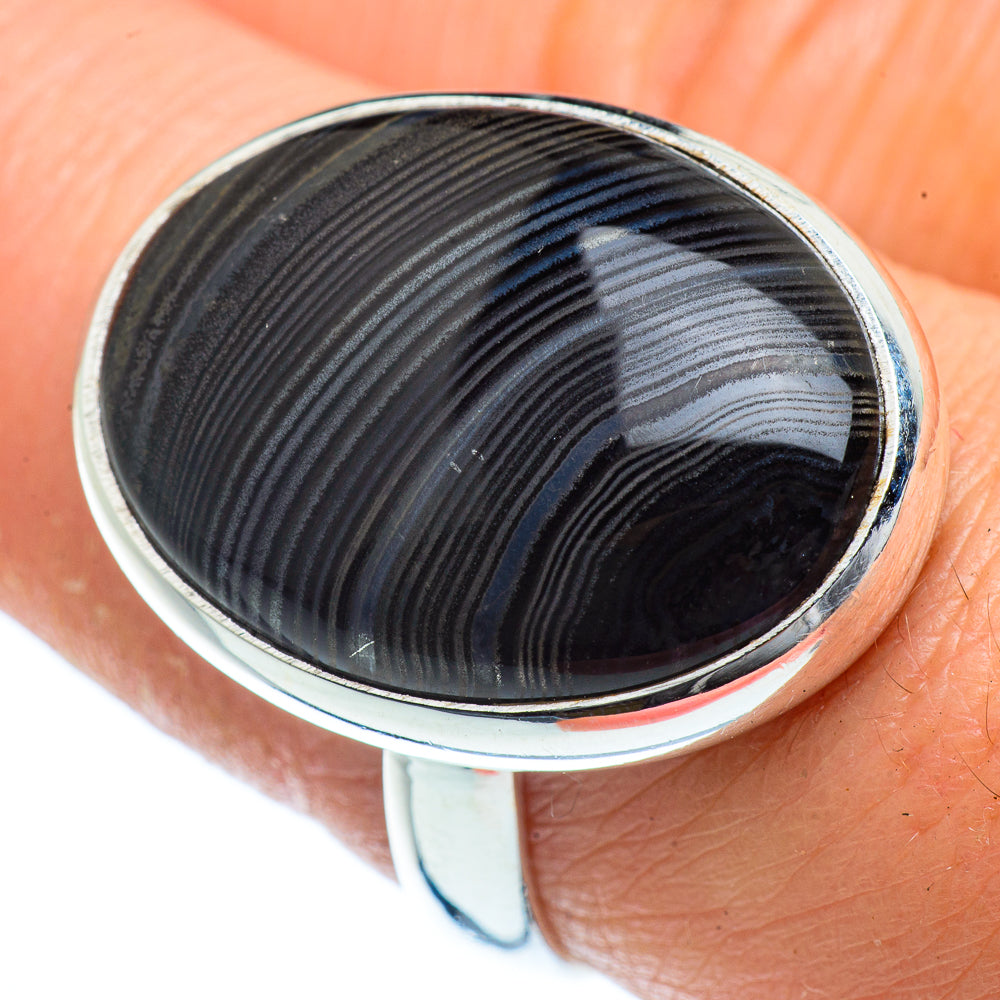 Psilomelane Rings handcrafted by Anasilvercos - RING40498