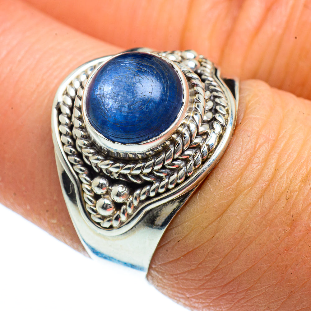 Rainbow Moonstone Rings handcrafted by Anasilvercos - RING40606