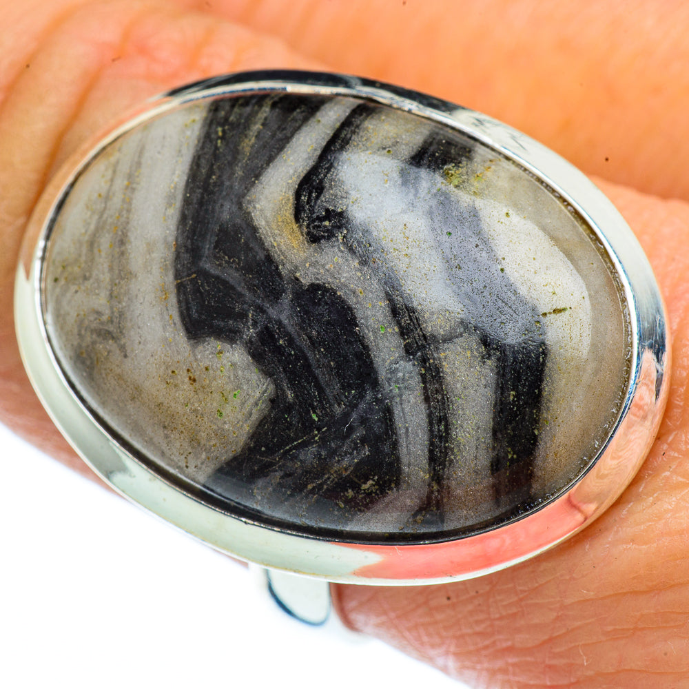 Pinolith Jasper Rings handcrafted by Anasilvercos - RING40772