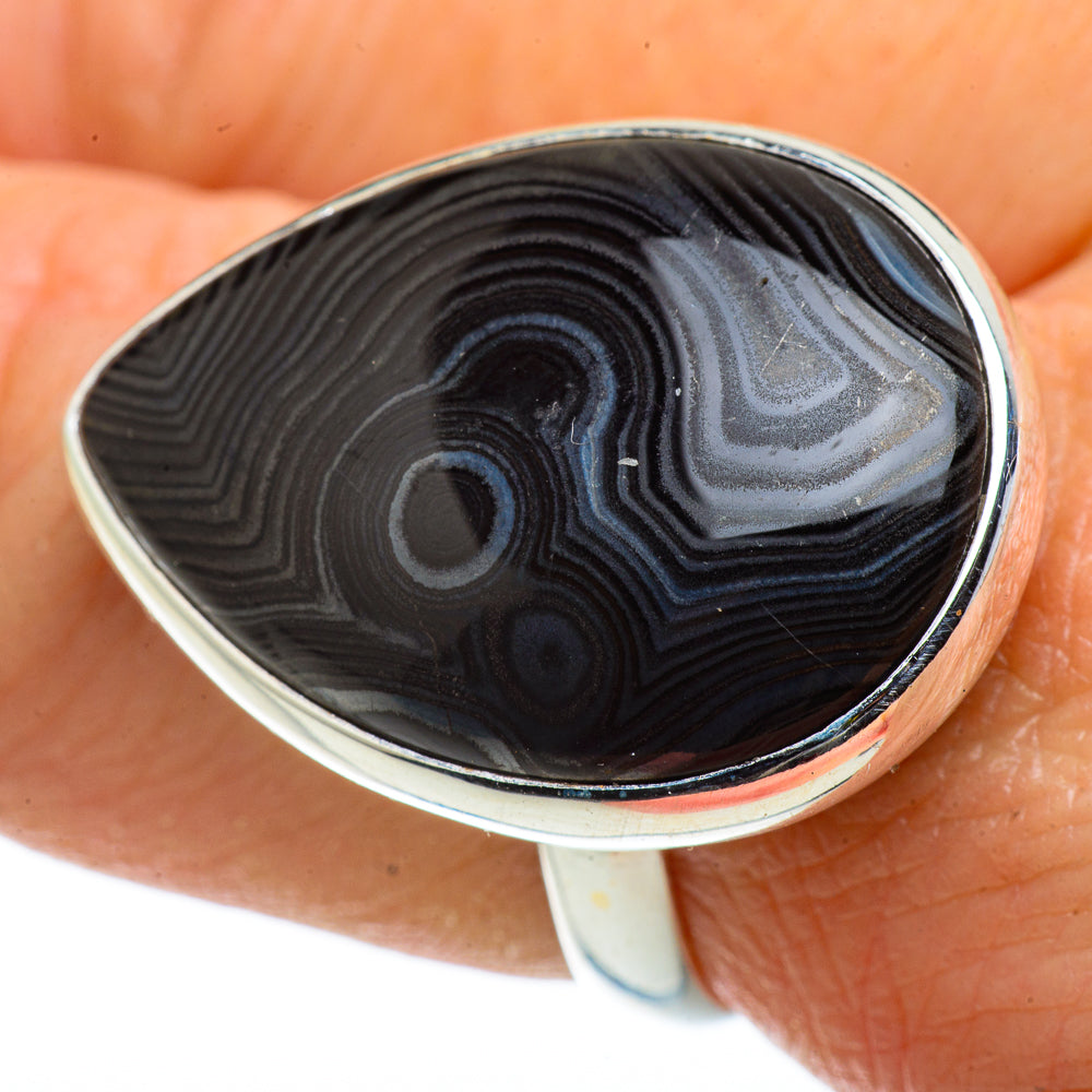 Psilomelane Rings handcrafted by Anasilvercos - RING41103
