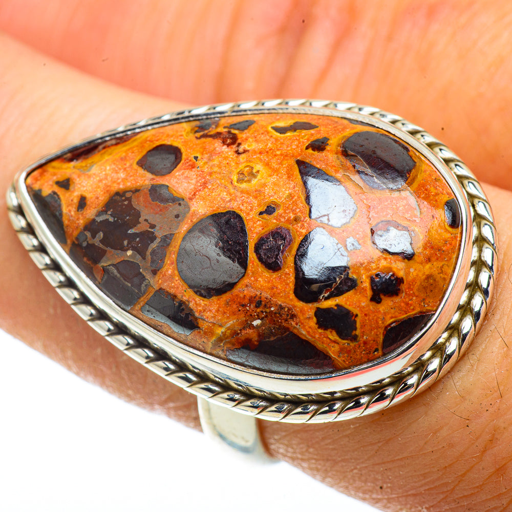 Chert Breccia Rings handcrafted by Anasilvercos - RING41131