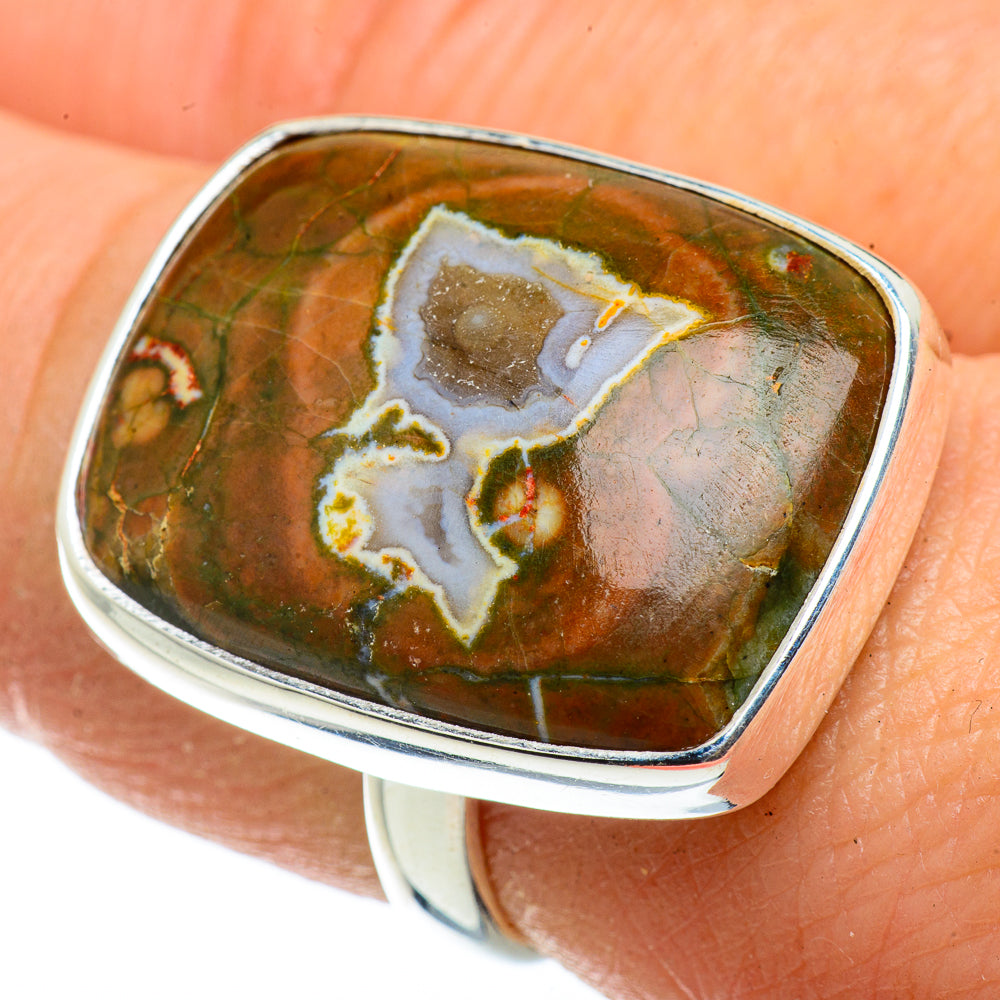 Rainforest Opal Rings handcrafted by Anasilvercos - RING41176