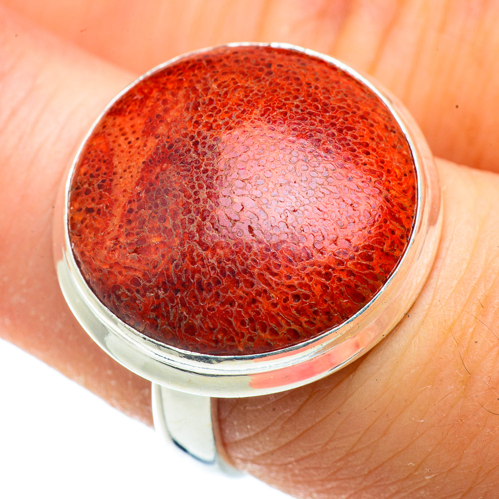 Sponge Coral Rings handcrafted by Anasilvercos - RING41198