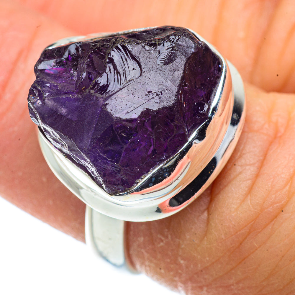 Amethyst Rings handcrafted by Anasilvercos - RING41241