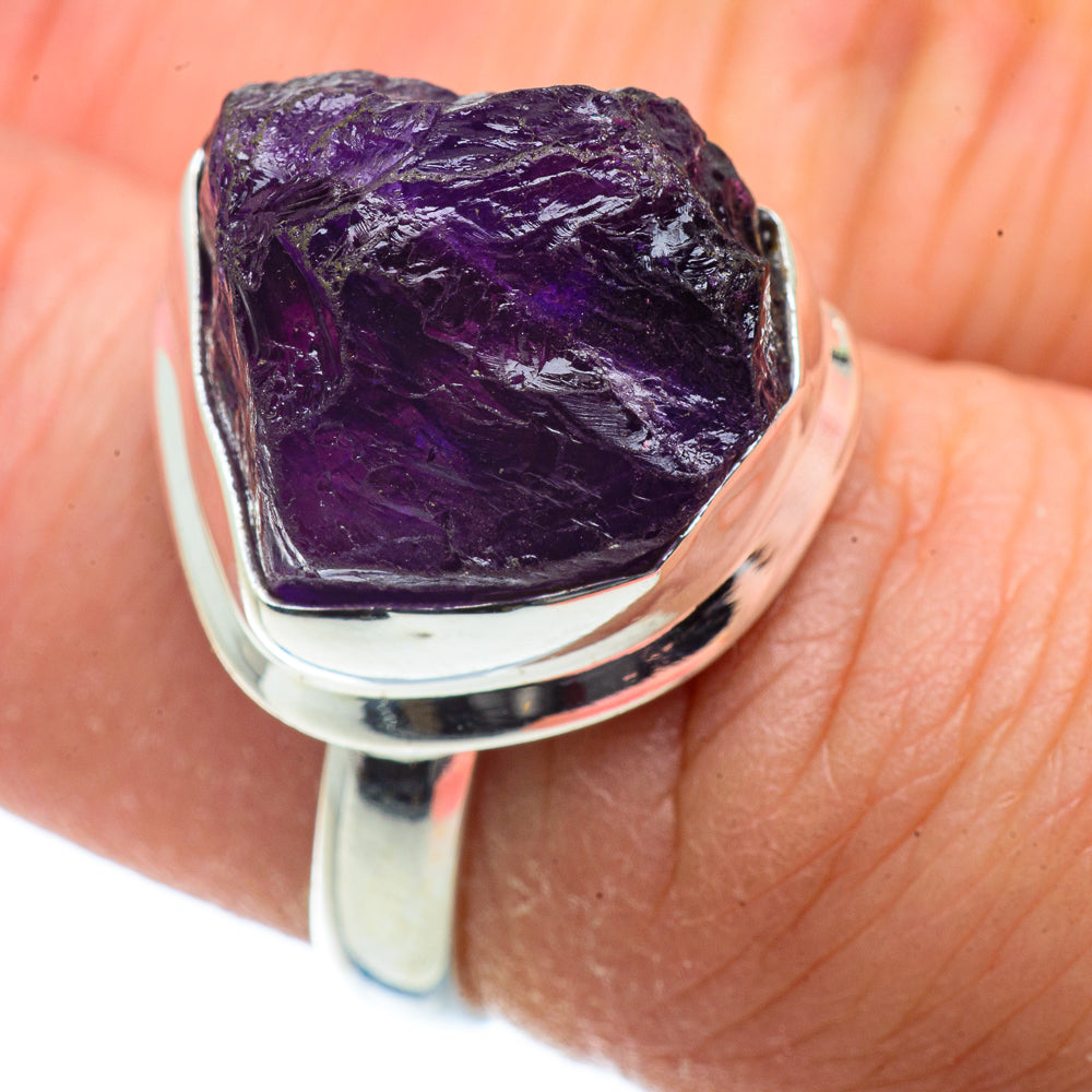 Amethyst Rings handcrafted by Anasilvercos - RING41273