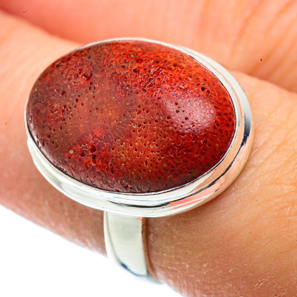 Sponge Coral Rings handcrafted by Anasilvercos - RING41386