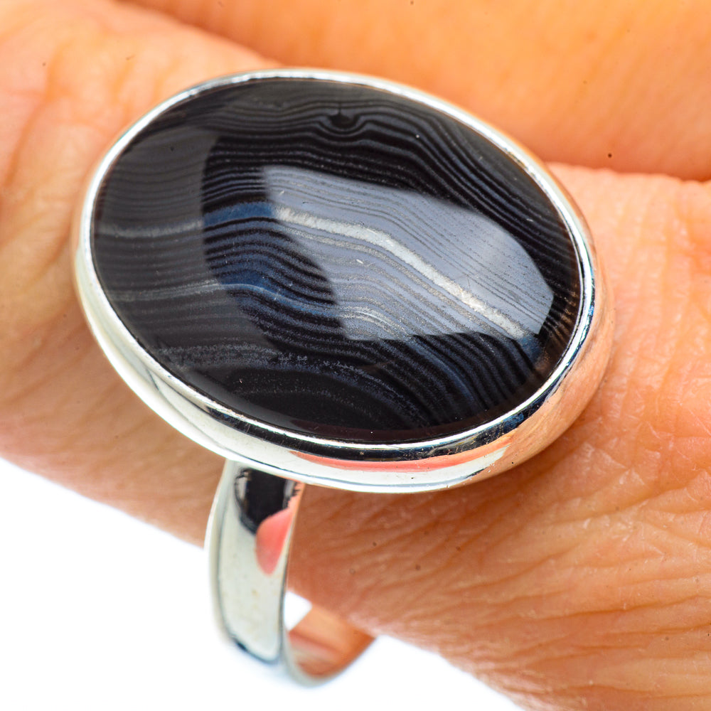 Psilomelane Rings handcrafted by Anasilvercos - RING41393