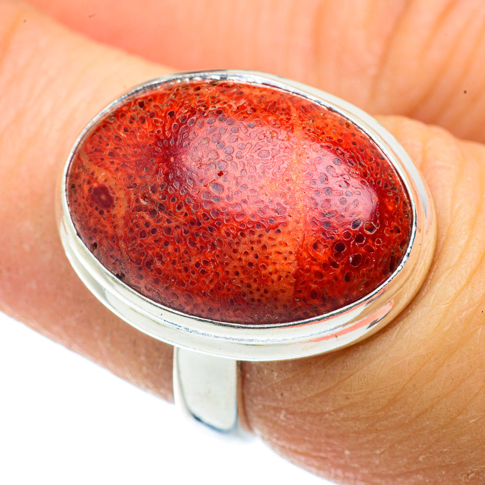 Sponge Coral Rings handcrafted by Anasilvercos - RING41413