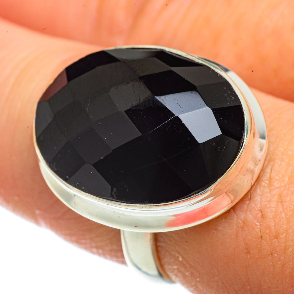 Black Onyx Rings handcrafted by Anasilvercos - RING41604