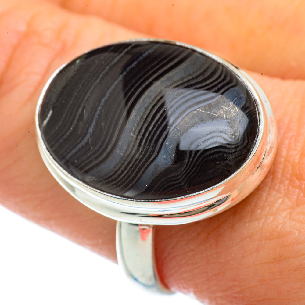 Psilomelane Rings handcrafted by Anasilvercos - RING41605