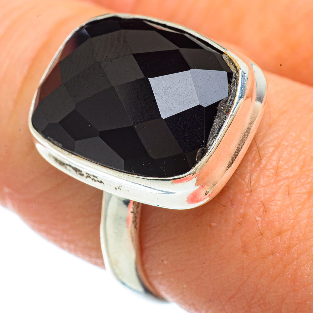 Black Onyx Rings handcrafted by Anasilvercos - RING41640