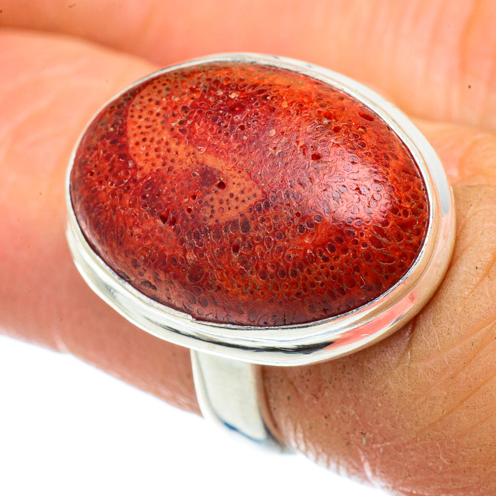 Sponge Coral Rings handcrafted by Anasilvercos - RING41831