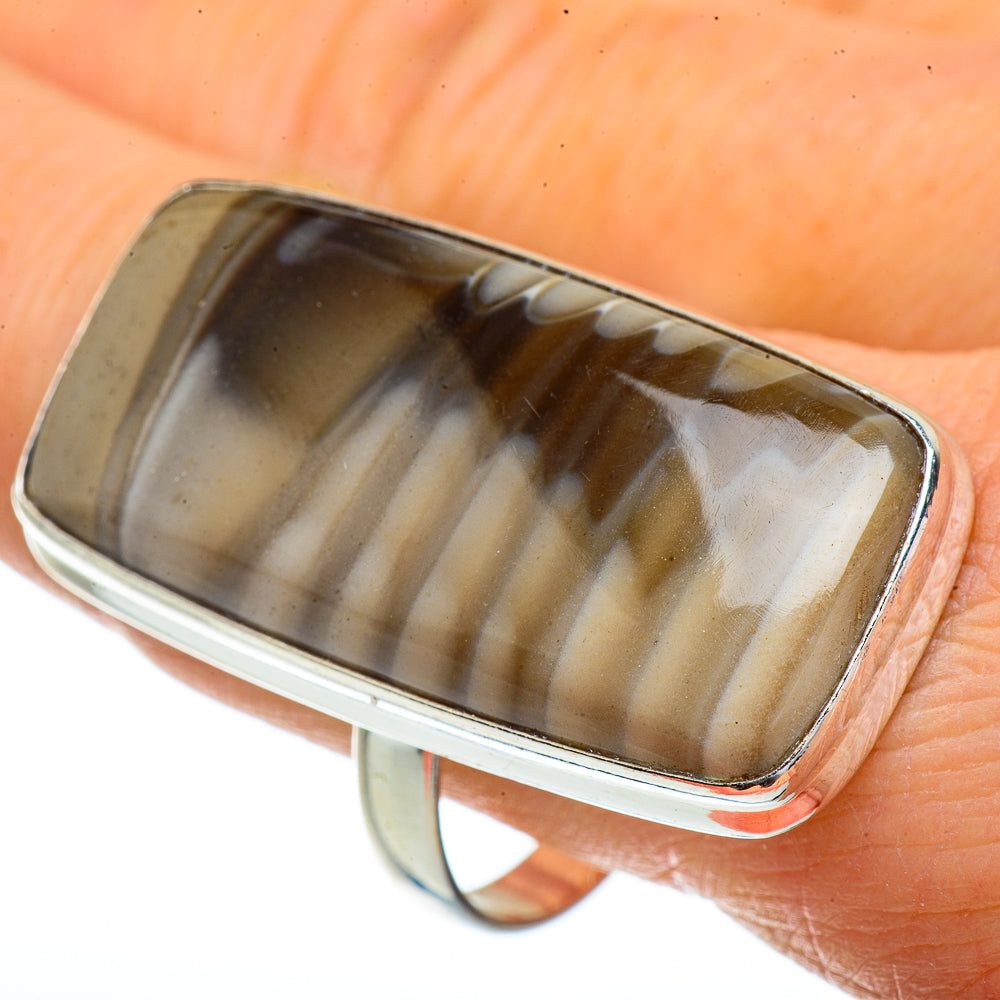 Striped Flint Rings handcrafted by Anasilvercos - RING41943