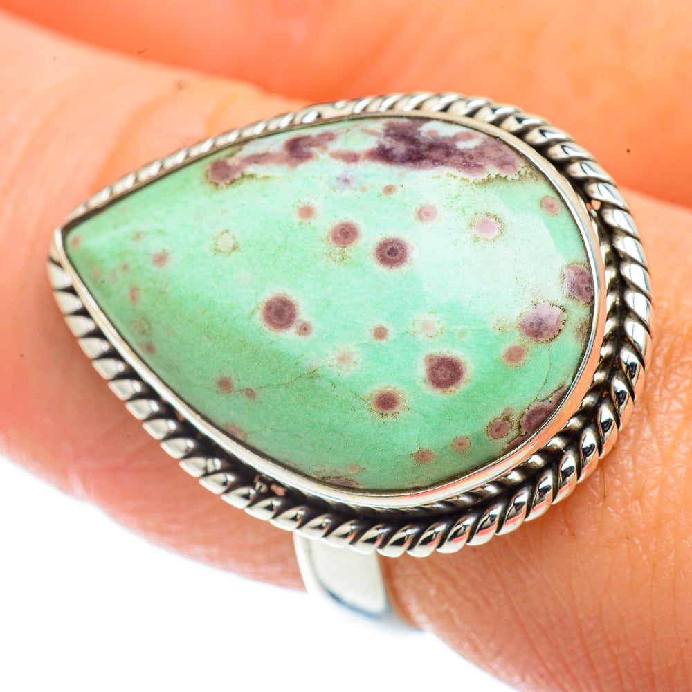 Chrysoprase Rings handcrafted by Anasilvercos - RING41986