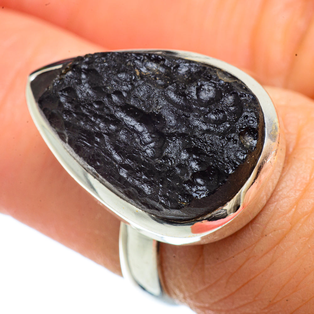 Tektite Rings handcrafted by Anasilvercos - RING42077