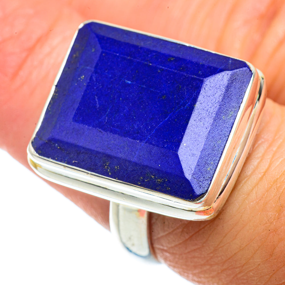Lapis Lazuli Rings handcrafted by Anasilvercos - RING42125