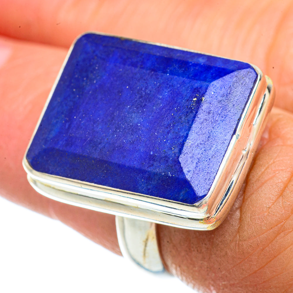 Lapis Lazuli Rings handcrafted by Anasilvercos - RING42215
