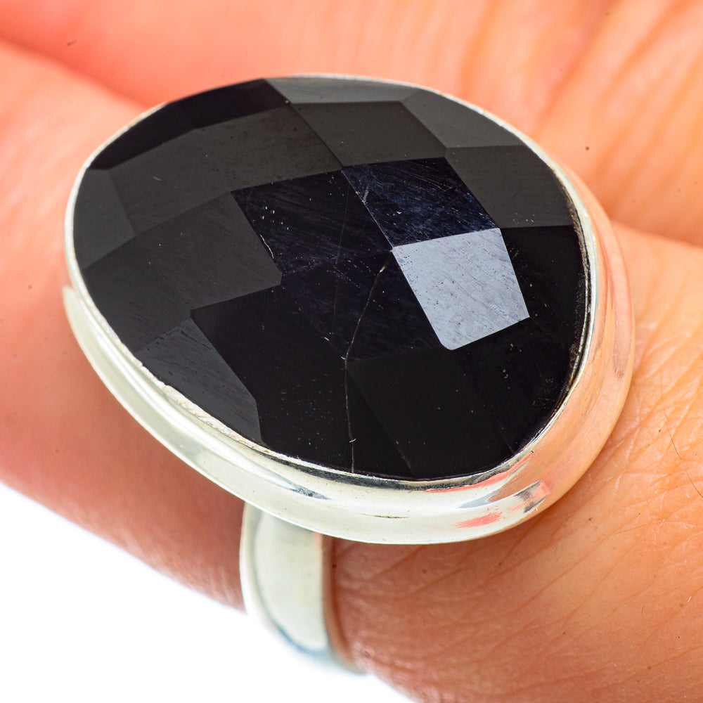 Black Onyx Rings handcrafted by Anasilvercos - RING42325