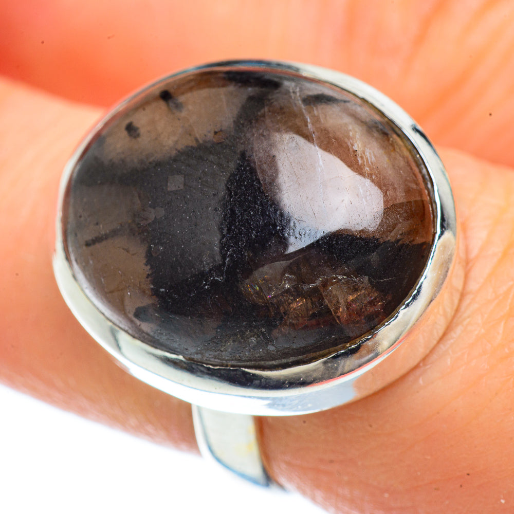 Chiastolite Rings handcrafted by Anasilvercos - RING42389